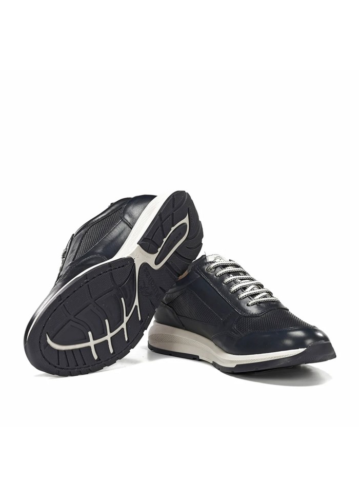 ZAPATILLAS CASUAL DE PIEL PARA HOMBRE FLUCHOS KARTER F2405 MARINO