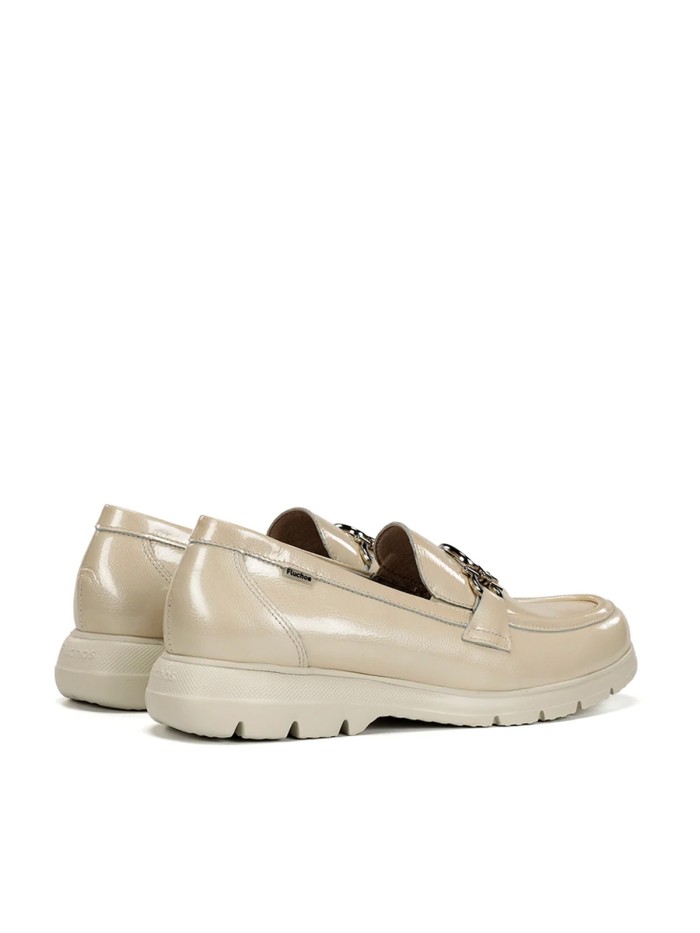 MOCASÍN DE MUJER FLUCHOS GLADIS 506344 DE PIEL CON PLANTILLA EXTRAÍBLE Y SUELA LIGHT