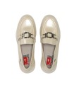 MOCASÍN DE MUJER FLUCHOS GLADIS 506344 DE PIEL CON PLANTILLA EXTRAÍBLE Y SUELA LIGHT
