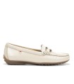 MOCASINES DE PIEL PARA MUJER FLUCHOS BRUNI F2156 BEIGE