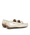 MOCASINES DE PIEL PARA MUJER FLUCHOS BRUNI F2156 BEIGE