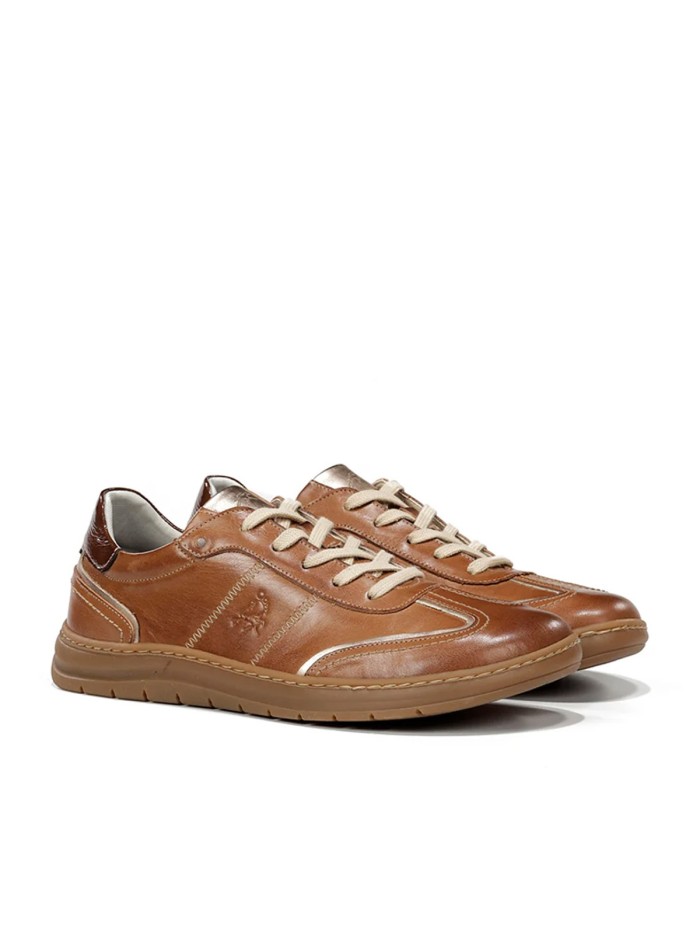 ZAPATO DEPORTIVO DE PIEL PARA MUJER FLUCHOS JUNGLE F2430 CUERO