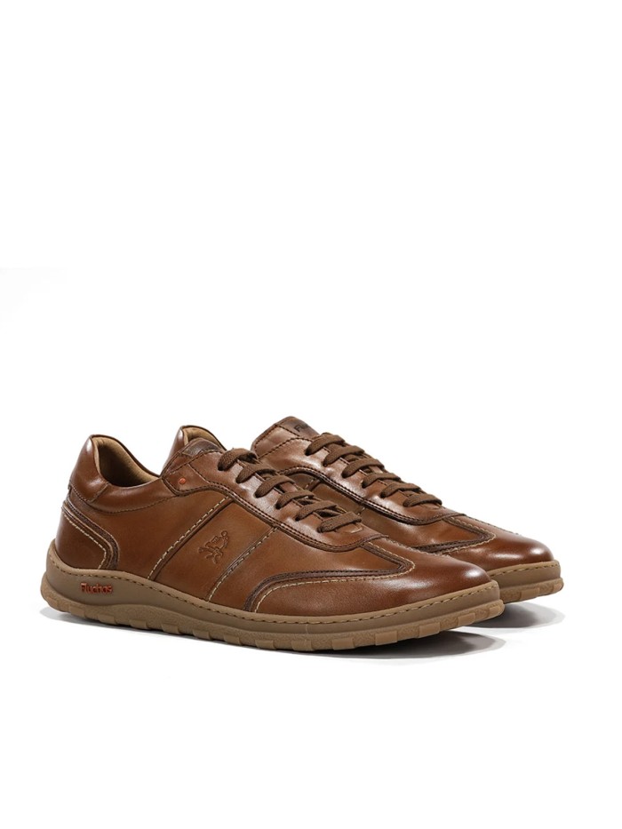ZAPATO DEPORTIVO DE PIEL CON HORMA ANCHA PARA HOMBRE FLUCHOS JERRY F2501 CUERO