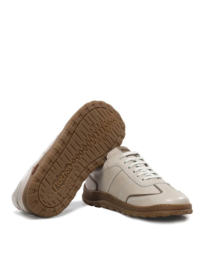 ZAPATO DEPORTIVO DE HORMA ANCHA PARA HOMBRE FLUCHOS JERRY F2501 BEIGE