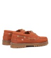 NÁUTICOS DE MUJER EN PIEL DE NOBUCK NARANJA FLUCHOS SCOTT F0053