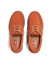 NÁUTICOS DE MUJER EN PIEL DE NOBUCK NARANJA FLUCHOS SCOTT F0053
