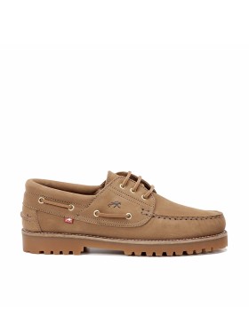 NÁUTICO DE CABALLERO EN PIEL DE NOBUCK FLUCHOS SCOTT F0054 CUERO