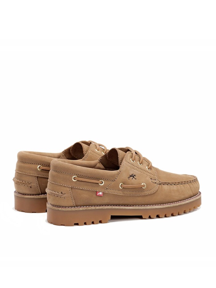 NÁUTICO DE CABALLERO EN PIEL DE NOBUCK FLUCHOS SCOTT F0054 CUERO