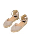 ALPARGATA DE ANTE CON CUÑA DE YUTE GAIMO COPITA TAUPE