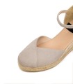 ALPARGATA DE ANTE CON CUÑA DE YUTE GAIMO COPITA TAUPE