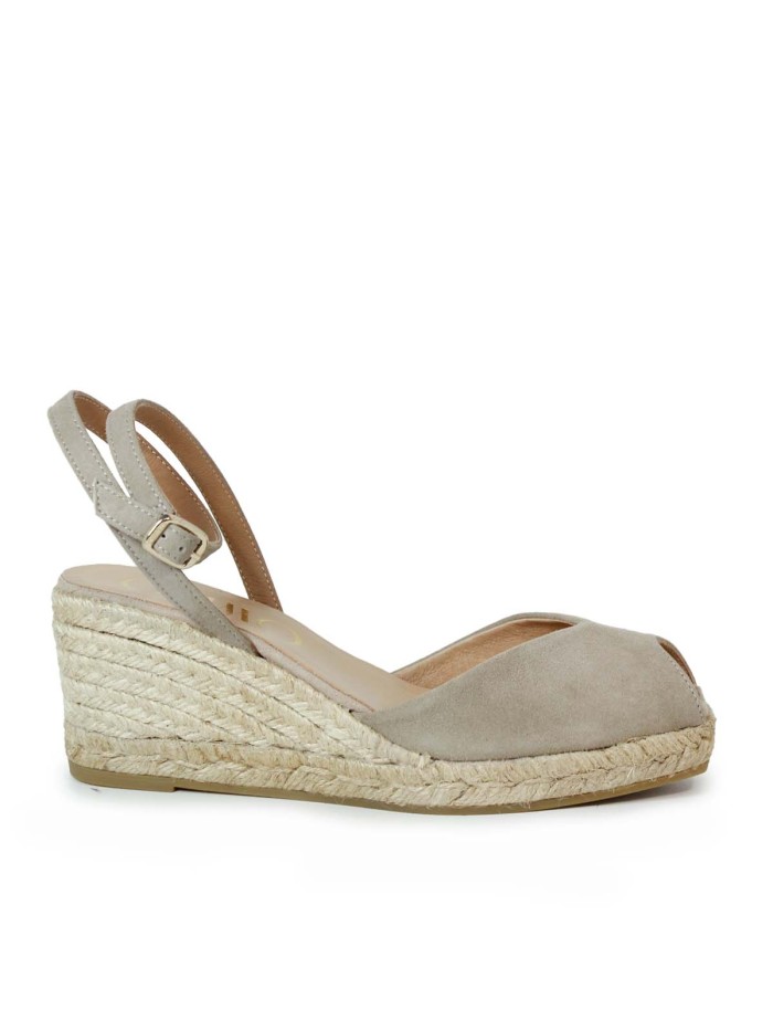 ALPARGATAS DE YUTE CON CUÑA GAIMO SOLENE TAUPE
