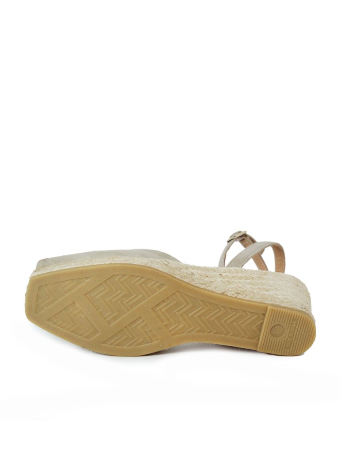 ALPARGATAS DE YUTE CON CUÑA GAIMO SOLENE TAUPE