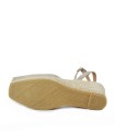 ALPARGATAS DE YUTE CON CUÑA GAIMO SOLENE TAUPE