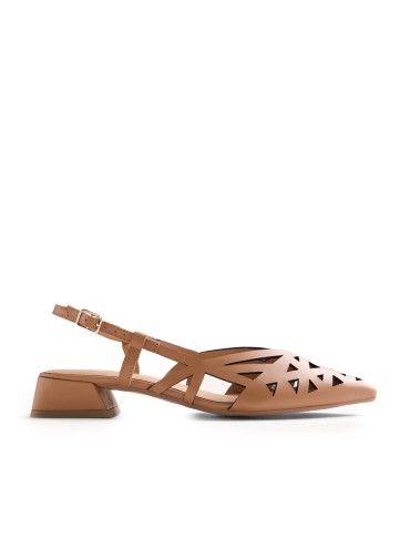 ZAPATOS TACÓN DESTALONADOS PIEL GIOSEPPO ROTHBURY CAMEL