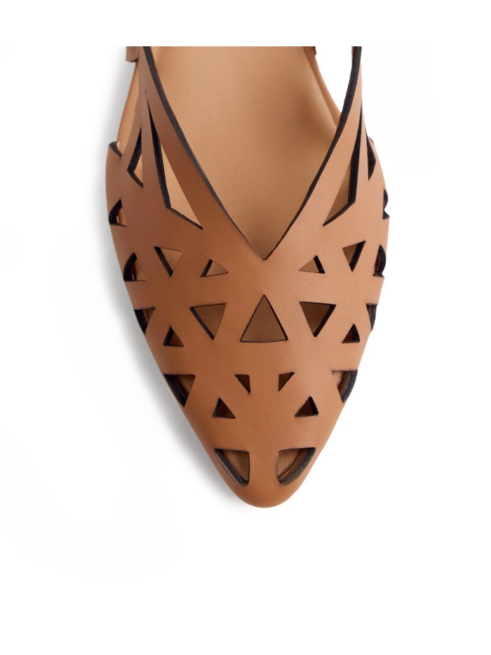 ZAPATOS TACÓN DESTALONADOS PIEL GIOSEPPO ROTHBURY CAMEL