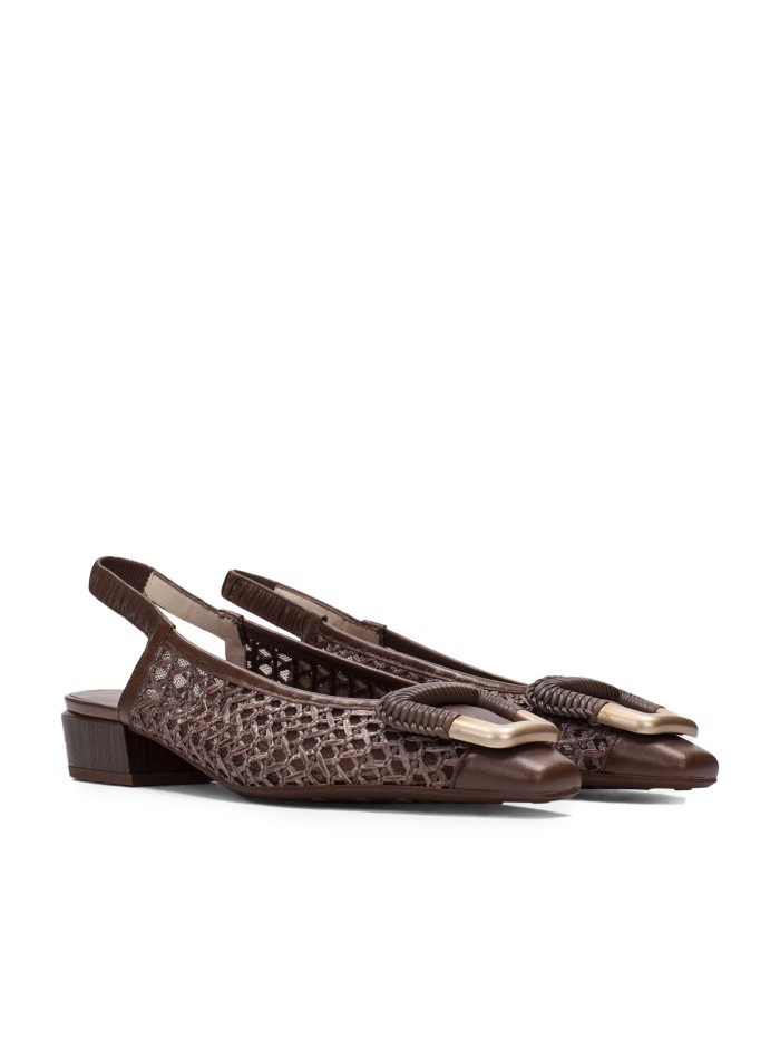 ZAPATO DESTALONADO HISPANITAS RHV264658 SOHO-V26 AVELLANA