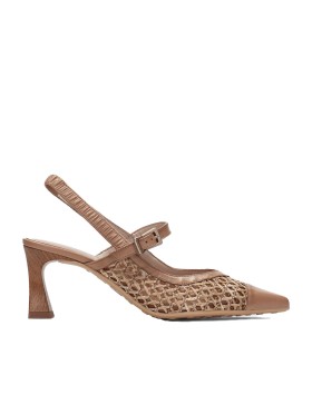 ZAPATO DE TACÓN DESTALONADO HISPANITAS RHV264671 SOHO-V26 ALMOND