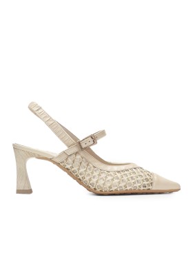 ZAPATO DE TACÓN DESTALONADO HISPANITAS RHV264671 SOHO-V26 BEIGE