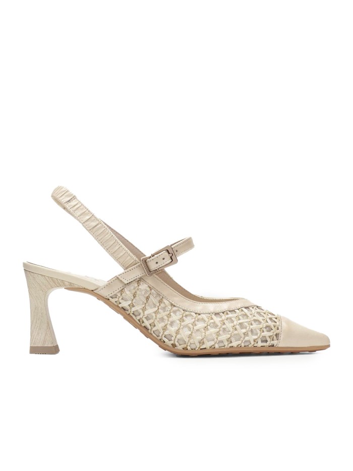 ZAPATO DE TACÓN DESTALONADO HISPANITAS RHV264671 SOHO-V26 BEIGE