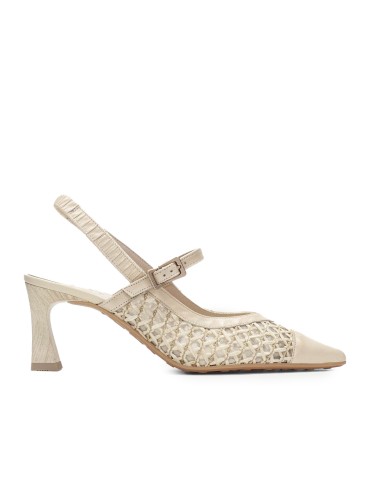 ZAPATO DE TACÓN DESTALONADO HISPANITAS RHV264671 SOHO-V26 BEIGE