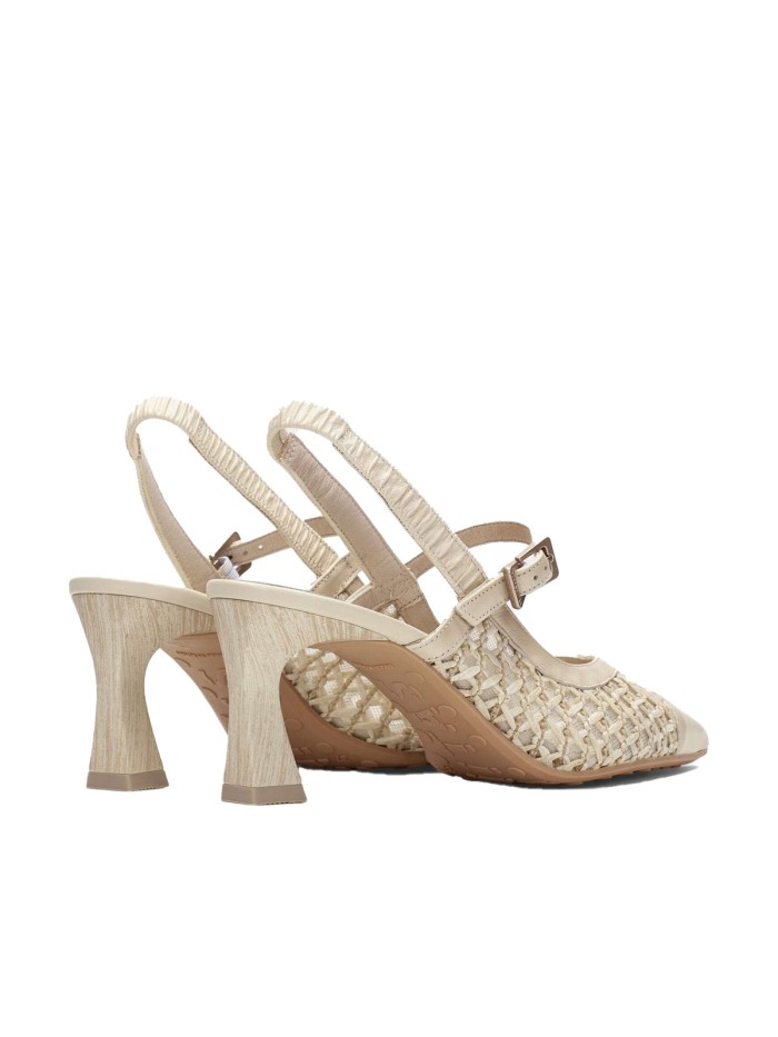 ZAPATO DE TACÓN DESTALONADO HISPANITAS RHV264671 SOHO-V26 BEIGE