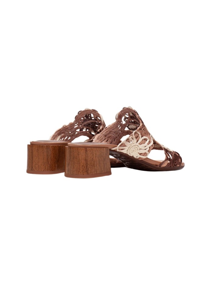 SANDALIAS MULE DE TACÓN PARA MUJER HISPANITAS TULIPAN HV264841 BEIGE
