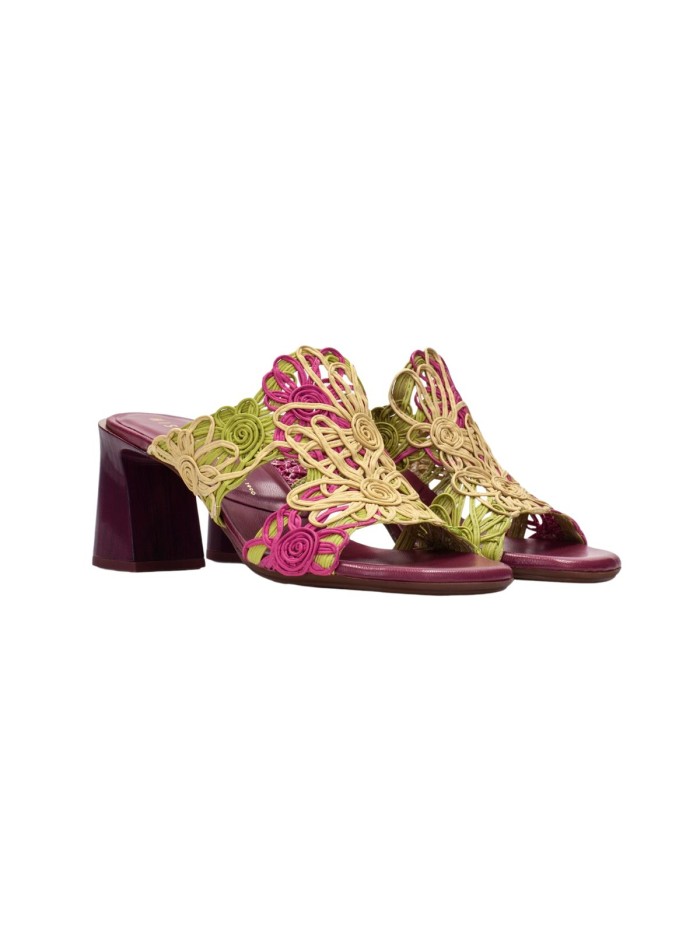 SANDALIAS MILE DE TACÓN PARA MUJER HISPANITAS HV264801 ORQUIDEA MULTI YELLOW