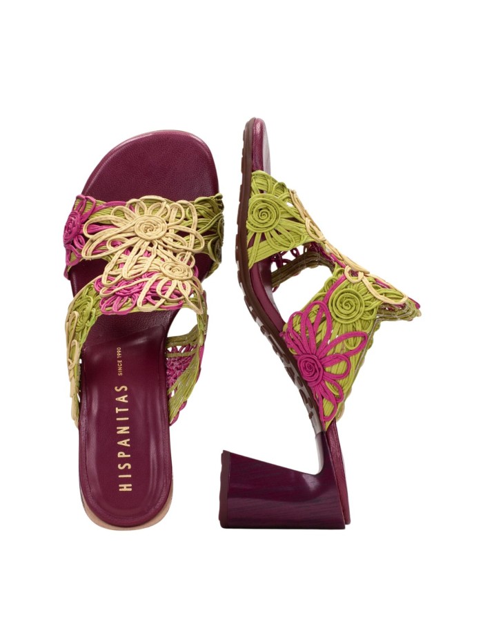 SANDALIAS MILE DE TACÓN PARA MUJER HISPANITAS HV264801 ORQUIDEA MULTI YELLOW