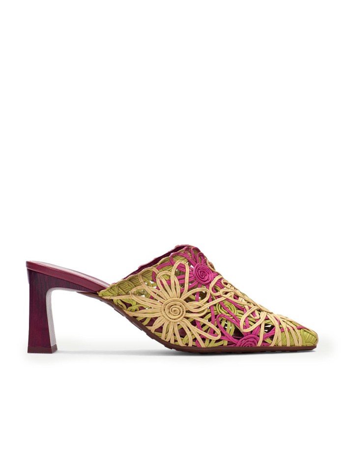 ZUECO DE TACÓN PARA MUJER HISPANITAS AMAPOLA HV264800 MULTICOLOR