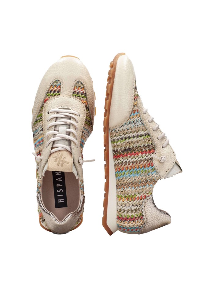 ZAPATILLAS URBANAS MULTICOLOR HISPANITAS RHV264596 BOLERO-V26 BUTTER