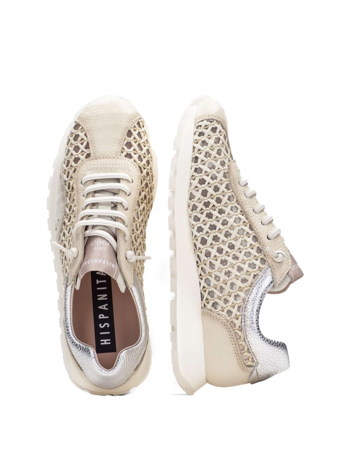 ZAPATILLAS URBANAS BEIGE PARA MUJER HISPANITAS RHV264741 BOLERO-V26 BUTTER