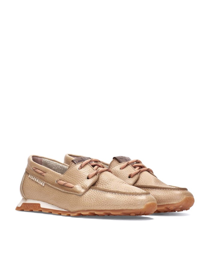 ZAPATO DE CORDONES RETRO EN PIEL PARA MUJER HISPANITAS HV264603 ZINNIA CAMEL