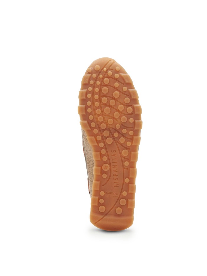 ZAPATO DE CORDONES RETRO EN PIEL PARA MUJER HISPANITAS HV264603 ZINNIA CAMEL