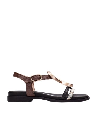 SANDALIAS DE TIRAS CON ADORNO DE INFINITO HISPANITAS BALI CHV264765 CUERO