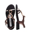 SANDALIAS DE TIRAS CON ADORNO DE INFINITO HISPANITAS BALI CHV264765 CUERO