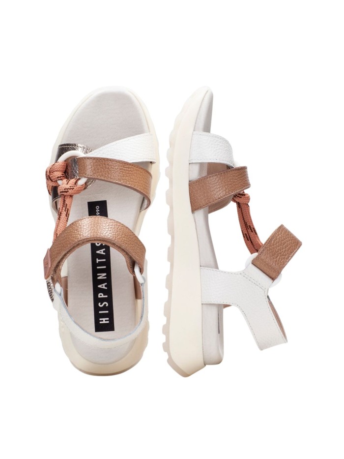 SANDALIAS SPORT EN TENDENCIA DE PIEL PARA MUJER HISPANITAS AMBAR CHV264869 CAVA