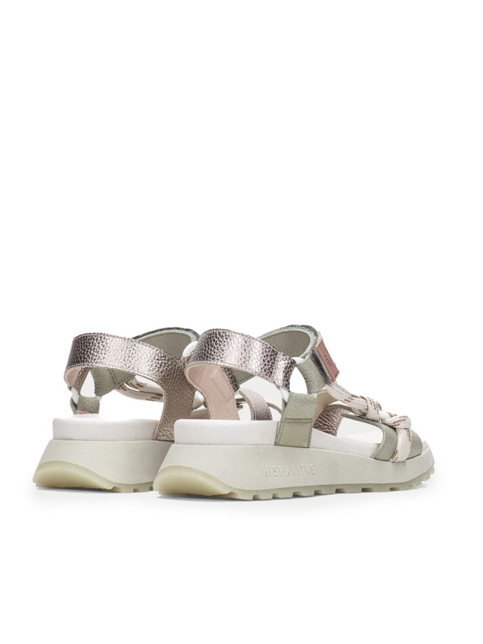 SANDALIAS SPORT EN TENDENCIA DE PIEL PARA MUJER HISPANITAS AMBAR CHV264869 ALGA