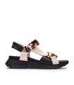 SANDALIA SPORT DE MUJER CON DETALLES PONY HISPANITAS AMBAR CHV264807 NEGRO