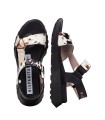 SANDALIA SPORT DE MUJER CON DETALLES PONY HISPANITAS AMBAR CHV264807 NEGRO