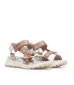 SANDALIAS CASUAL LIGERAS DE PIEL PARA MUJER HISPANITAS AMBAR CHV264807 CAVA