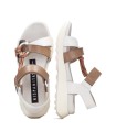 SANDALIAS CASUAL LIGERAS DE PIEL PARA MUJER HISPANITAS AMBAR CHV264807 CAVA