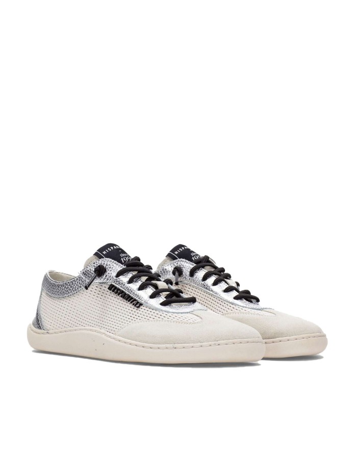 ZAPATILLAS BAREFOOT DE MUJER HISPANITAS VELOUR-FORMENTERA HV264573 PLATA