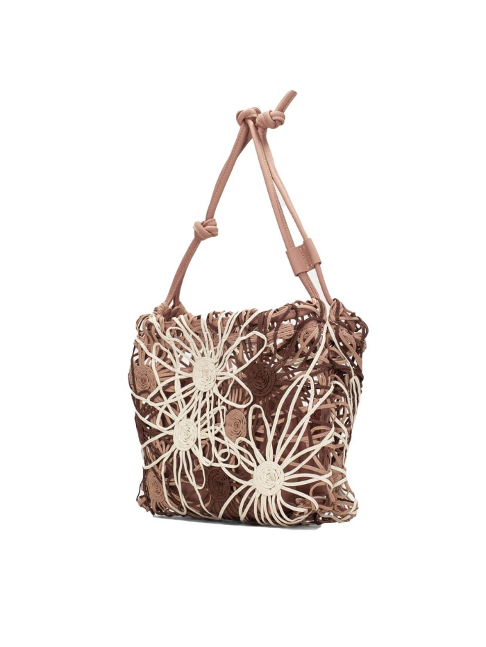BOLSO DE HOMBRO NATURAL PARA MUJER HISPANITAS BV264729 MARRÓN