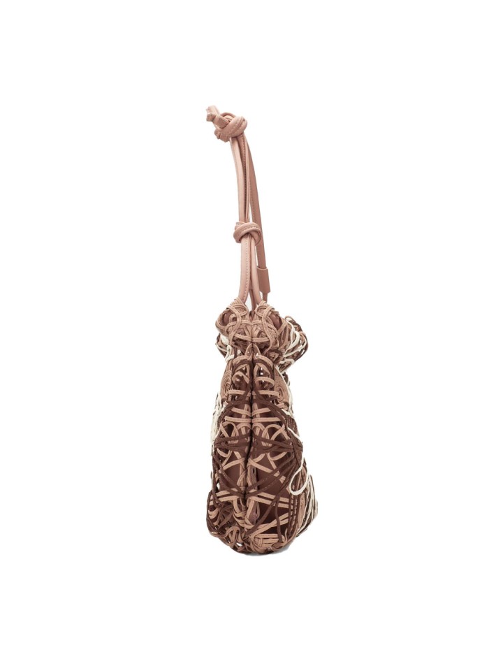 BOLSO DE HOMBRO NATURAL PARA MUJER HISPANITAS BV264729 MARRÓN