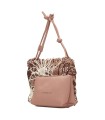 BOLSO DE HOMBRO NATURAL PARA MUJER HISPANITAS BV264729 MARRÓN