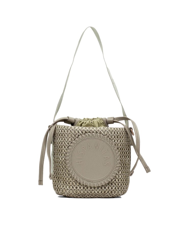 BOLSO BANDOLERA DE RAFIA PARA MUJER HISPANITAS BV264541 ALGA