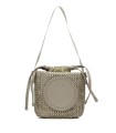 BOLSO BANDOLERA DE RAFIA PARA MUJER HISPANITAS BV264541 ALGA