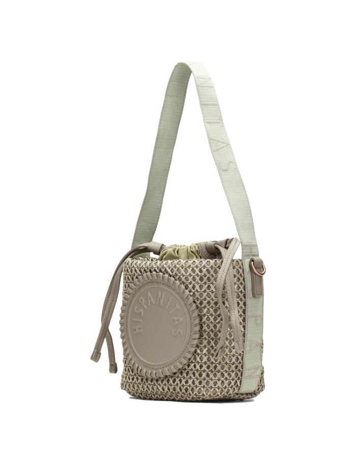 BOLSO BANDOLERA DE RAFIA PARA MUJER HISPANITAS BV264541 ALGA