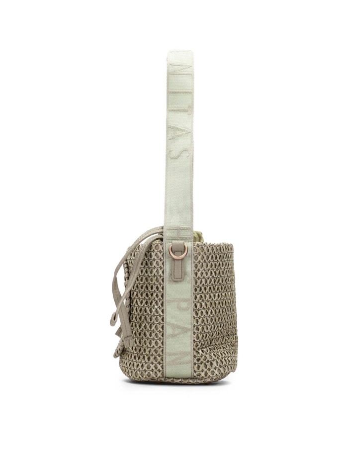 BOLSO BANDOLERA DE RAFIA PARA MUJER HISPANITAS BV264541 ALGA
