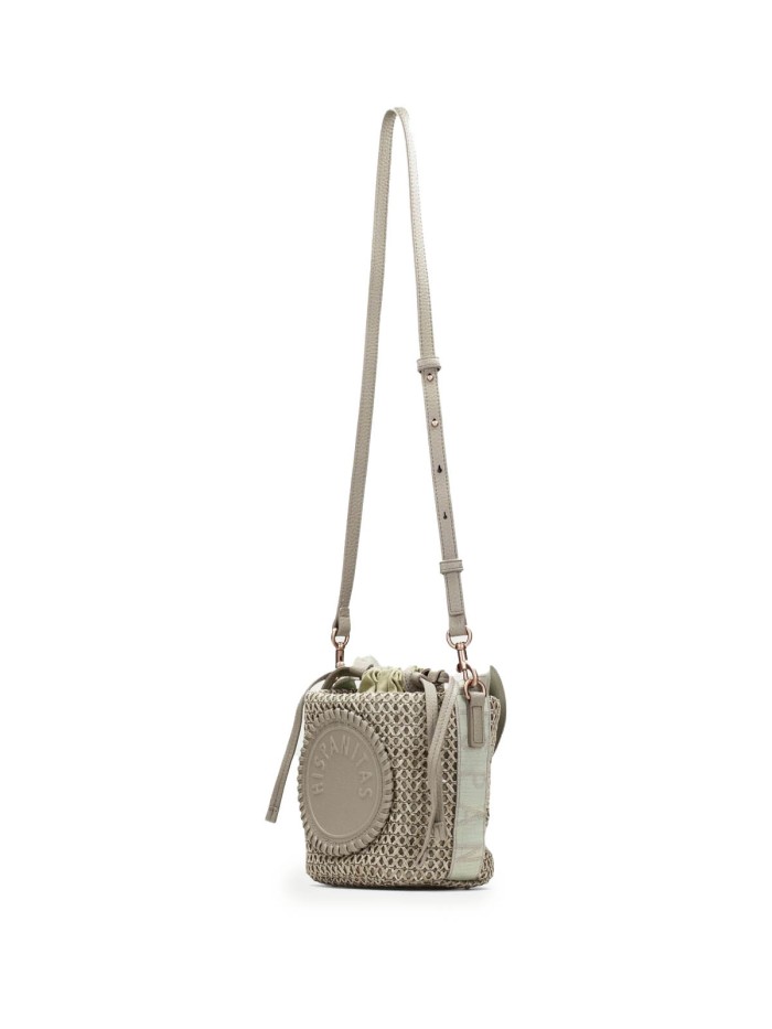 BOLSO BANDOLERA DE RAFIA PARA MUJER HISPANITAS BV264541 ALGA